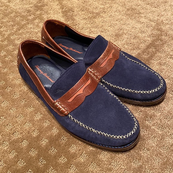 Tommy Bahama suede loafers - Picture 1 of 6